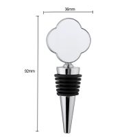 Sublimation Blank Metal Wine Stopper-Flower