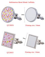 Sublimation Metal Blank Cufflinks -Square(1 pair)