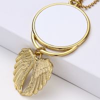 Sublimation Double-sided Angel wings Car Hanger Ornament-gold