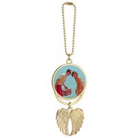 Sublimation Double-sided Angel wings Car Hanger Ornament-gold