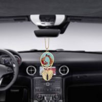 Sublimation Double-sided Angel wings Car Hanger Ornament-gold