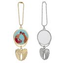 Sublimation Double-sided Angel wings Car Hanger Memorial Ornament