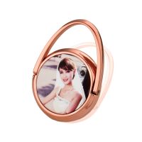 Sublimation Blank Metal Phone Ring Holder-rose gold