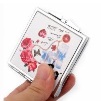 Sublimation Square Shape Compact Mirror