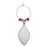 Sublimation Wine Glass Tag Ornaments(leaf)