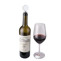 Sublimation Wine Glass Tag Ornaments(heart)