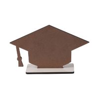 Sublimation MDF GraduationCap Desktop Display