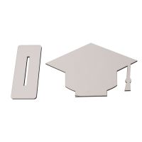 Sublimation MDF GraduationCap Desktop Display