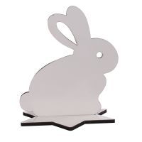 Sublimation Blank MDF Frame Rabbit Desktop Display（150 * 170 * 5mm）