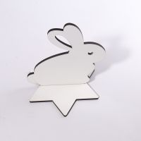 Sublimation Blank MDF Frame Rabbit Desktop Display（150 * 170 * 5mm）