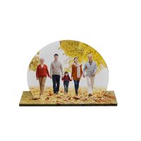 Sublimation Mdf Photo Frame Desktop Display(Semicircle)