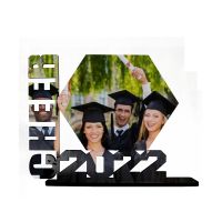 Sublimation MDF Photo Frame Grad Series CHEER 2022 （hexagon）