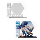 Sublimation MDF Photo Frame Grad Series CHEER 2022 （hexagon）