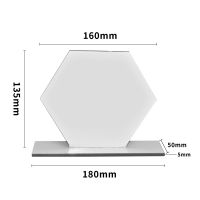 Sublimation Mdf Photo Frame Desktop Display(Hexagon)