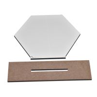 Sublimation Mdf Photo Frame Desktop Display(Hexagon)