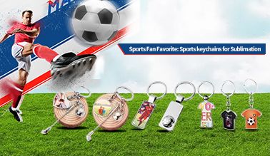 Sports Fan Favorite Sports keychains for Sublimation