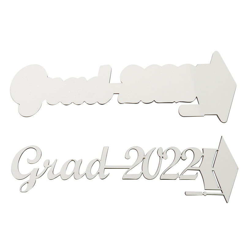 Grad 2022 Photo MDF Panel Sublimation Grad Series Blanks Rose