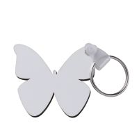 Sublimation Butterfly Shape Blank MDF Keychains