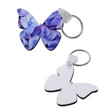 Sublimation Butterfly Shape Blank MDF Keychains