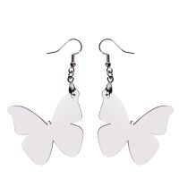 Sublimation Blank Butterfly MDF Earrings 1 pairs