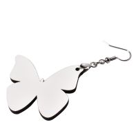 Sublimation Blank Butterfly MDF Earrings 1 pairs