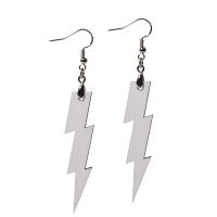 Sublimation Blank MDF Earrings Lightning Shape 1 pairs