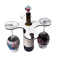 Sublimation Blank MDF 4-Cup Wine Caddy Wine Glass Holder