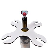 Sublimation Blank MDF 4-Cup Wine Caddy Wine Glass Holder