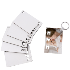 Sublimation Blank MDF Keychains(MOM)