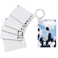 Sublimation Blank MDF Double-sided Carved Keychains(GRAD)