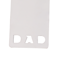 Sublimation Blank MDF Double-sided Carved Keychains(DAD)