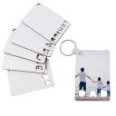 Sublimation Blank MDF Double-sided Carved Keychains(DAD)