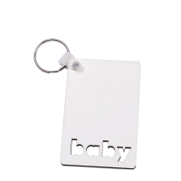 Sublimation Blank MDF Engraved Keychains(BABY)