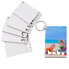 Sublimation Blank MDF Engraved Keychains(BABY)