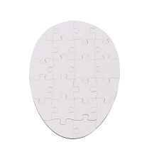 Sublimation Egg Shape Easter MDF Blank Jigsaw Puzzles（22Pieces）