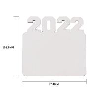 Sublimation Blank MDF Fridge Magnets 2022