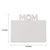 Sublimation Blank MDF Fridge Magnets MOM