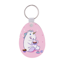 Double-sided Sublimation Blank MDF  Keychains(Easter Egg )