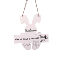 Sublimation MDF Door Hanging Ornaments Door Hanger(rabbit)