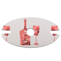 Sublimation Blanks MDF Wine Glass Holder Tray Cup Rack