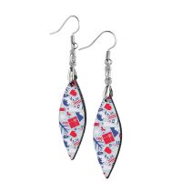 Double-sided Sublimation Blank MDF Earrings 1Pairs( Willow )