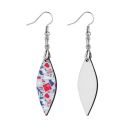 Double-sided Sublimation Blank MDF Earrings 1Pairs( Willow )