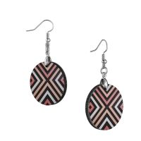 "Double Sided Sublimation MDF Earrings 1Pairs(Round)30mm "