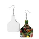 Double Sided Sublimation MDF Earrings 1Pairs(Cowtag)