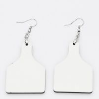 Double Sided Sublimation MDF Earrings 1Pairs(Cowtag)