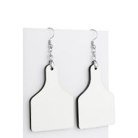 Double Sided Sublimation MDF Earrings 1Pairs(Cowtag)