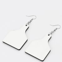 Double Sided Sublimation MDF Earrings 1Pairs(Cowtag)