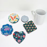 Sublimation 90mm Square Blank MDF Coasters