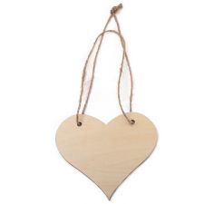 Sublimation Blank MDF Polywood Heart Door Hangers