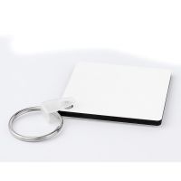 Double sided printing Sublimation Blank MDF Keychains( Diamond)